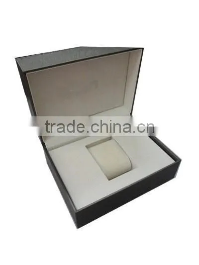 Luxury Pu Leather Watch Box With Velvet Ling Inside photo-4