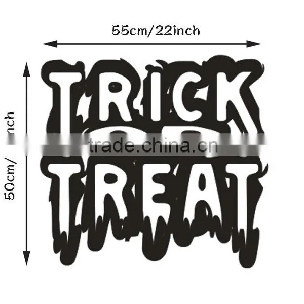 ALFOREVER Halloween Decal-Trick or Treat Decal-Wall Decal,car Decal,Laptop Decal-Halloween Decor photo-3