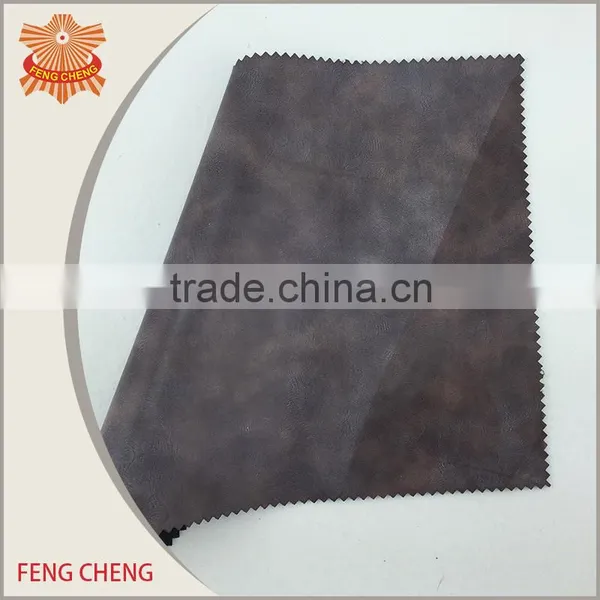 Brush pu 1.0mm Thickness pu Leather Fabric photo-4