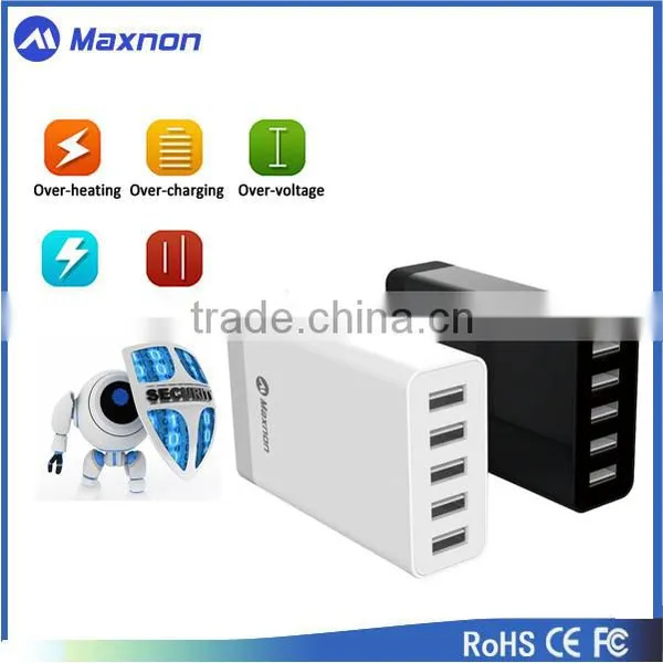 Portable Super Fast Mobile Phone Charger 40w 8A 5 Port Usb Charger PSE Certified Factory Direct Price Supplier's Choice photo-2