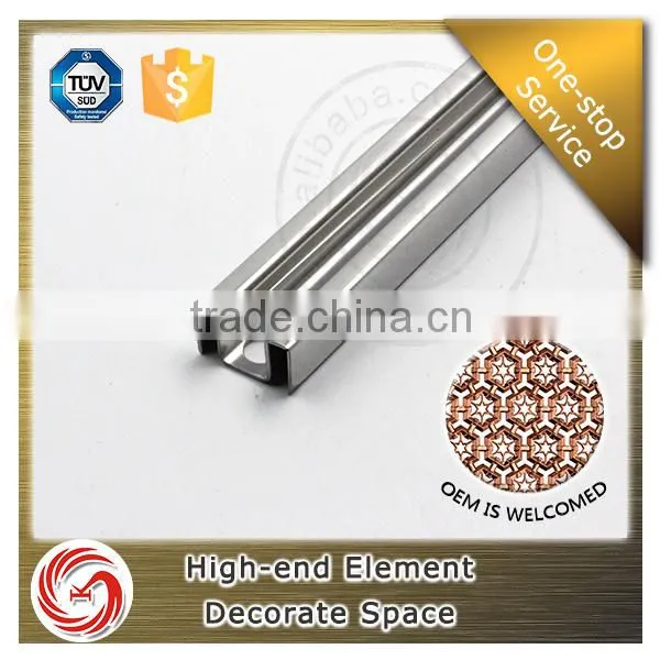 Elegant Waterproof Stainless Steel Tile Edge Trim photo-5
