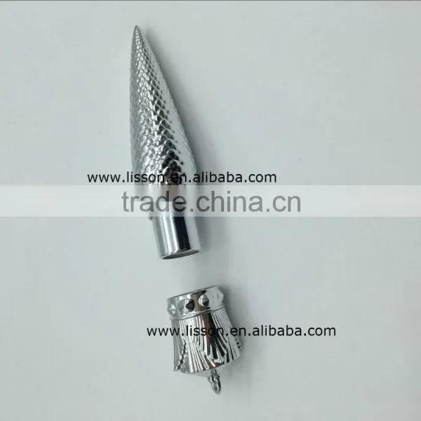 High-end Lipstick Container With Gold/Silver Plated Body and Crown Cap photo-5