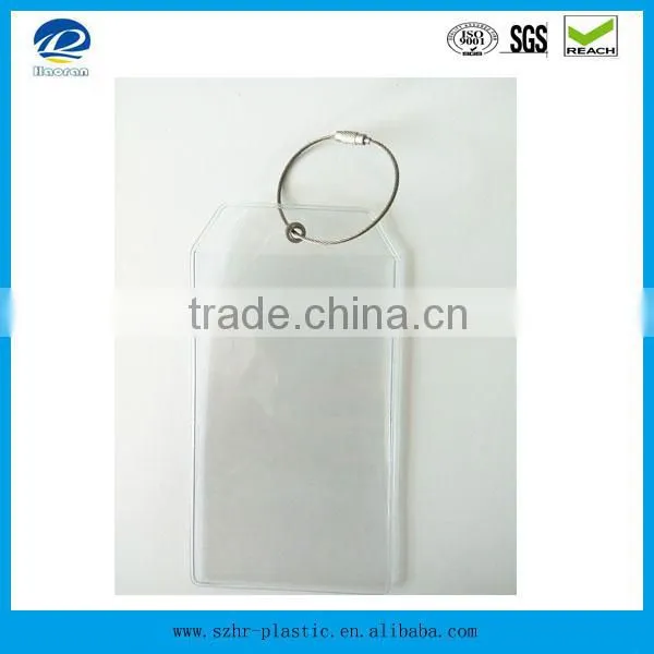 Plastic PVC Cruise Luggage Tag With Aluminum Rope China Supplier photo-3