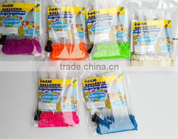 magic balloons whit strong rubber ring can Guarantee water without leak 24 hours later                        
                                                Quality Choice