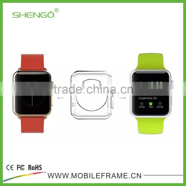 Cheap Soft TPU Cover for Apple Watch with Retail Packaging