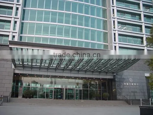 Laminated Glass Stainless Steel Door Canopy Awning