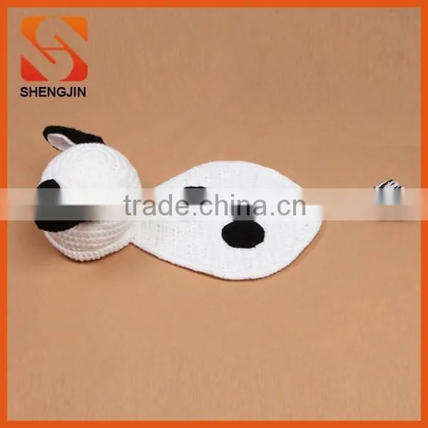 Panda Shaped Infant Costume Set Shooting Props for Newborn Baby Girls Boys photo-2