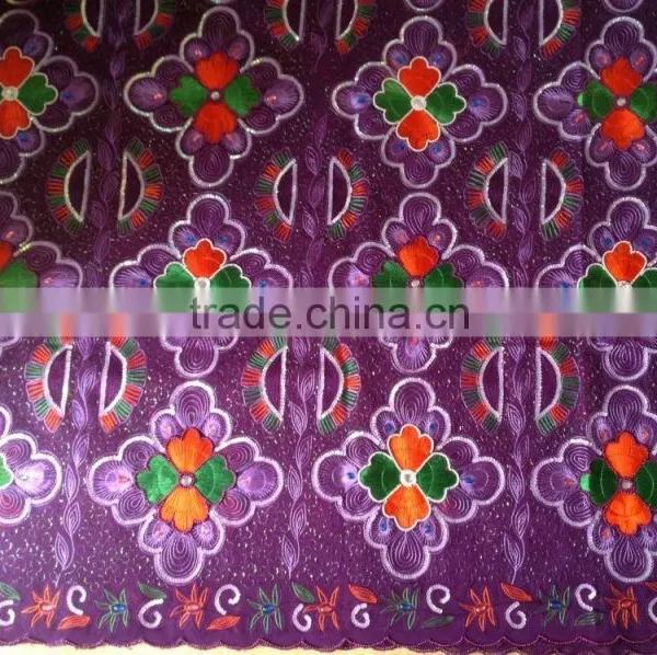 2015 AFRICAN WEDDING LACE BEADED GEORGES