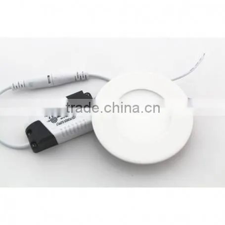 LED Panel Light Lighting 3W Warm White Round Shape-White Led Panel Light photo-3