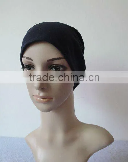 C001 Plain Tube Underscarf,cotton Underscarf and Hats