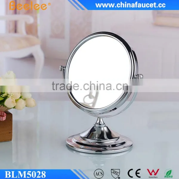 Golden Double Side Brass Mirror Decktop Makeup Mirror photo-6