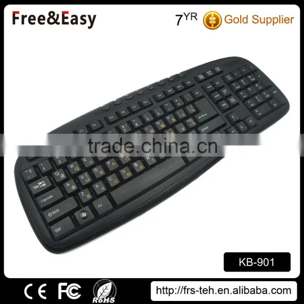 Wholesale Price Black Color 2.4ghz Wireless Combo Mouse and Keyboard photo-4