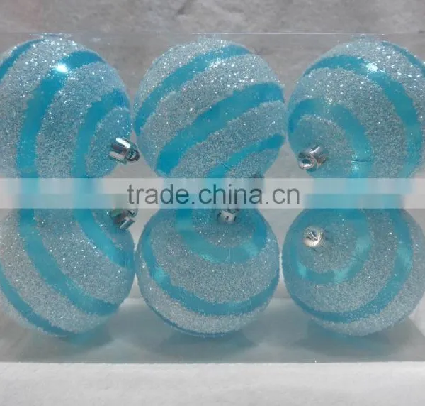 Wholesale Clear Plastic Ball 80MM Christmas Ornament Hand-painted Balls photo-2