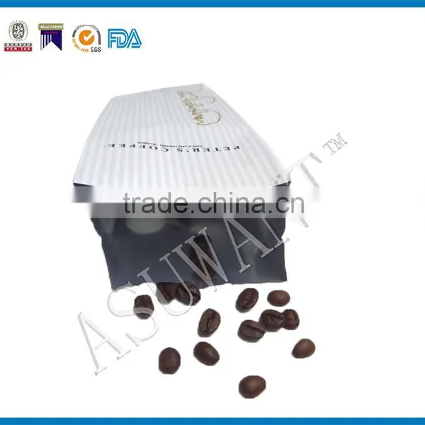 Side Gusset Coffee Bean Packaging Bag With Degassing Valve photo-2