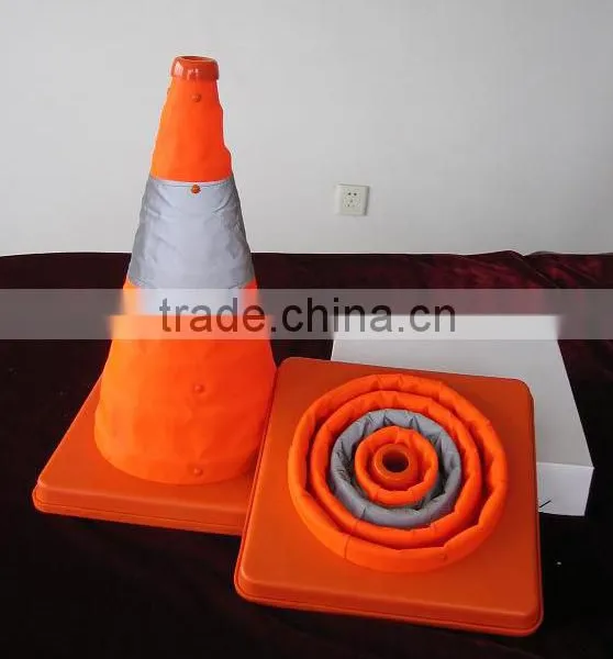 30cm/40cm/60cm/70cm Reflective Traffic Cone With Different Colors & Packing / Flexible/collapsible/retractable Safety Road Cone Quality Choice photo-3