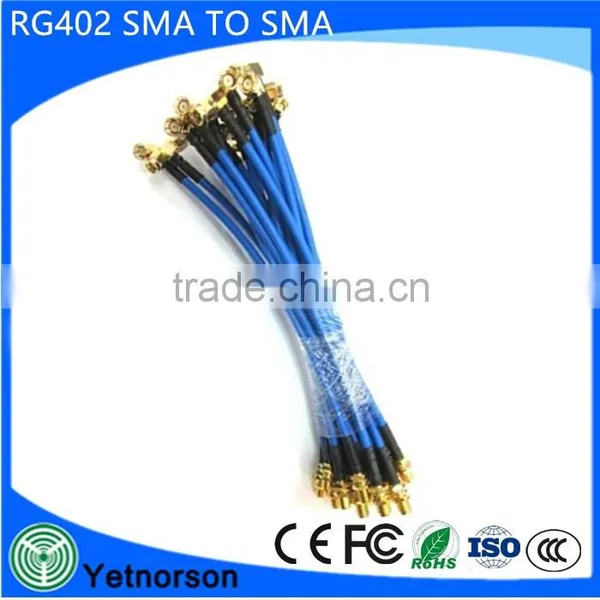 SMA Plug Connector Jumper Cable With RG402 Cable SMA Male R/A Solder for RG402 Cable Assembly photo-3