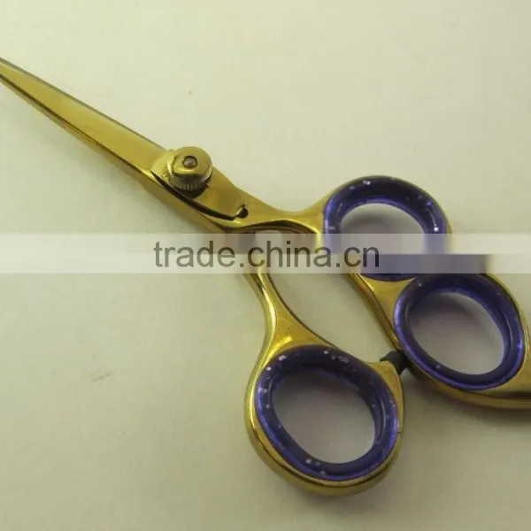 Gold Color Barber Scissors Free Shipping 50 Pieces photo-4