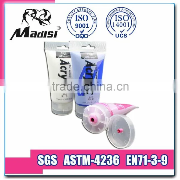 Bright Color 75ml 79 Color Non-toxic Acrylic Paint photo-2