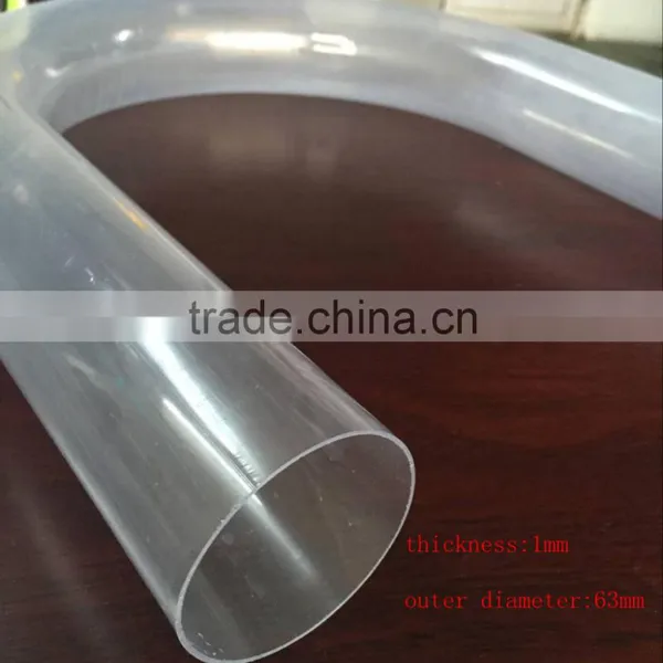 Transparent U Shape Pvc Water Pipe 2.5 Inch Pvc Pipe for Water Supply photo-4
