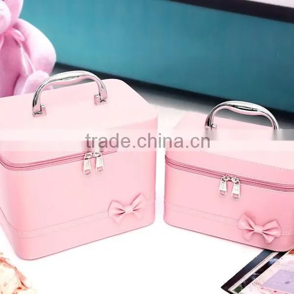 Summer New Cute Buterfly and Fashion Big Capiable Multifunction Cosmetic Case With Handle photo-6