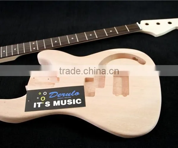 China Unfinished Competitive DIY High Electric Bass Guitar Kits photo-5