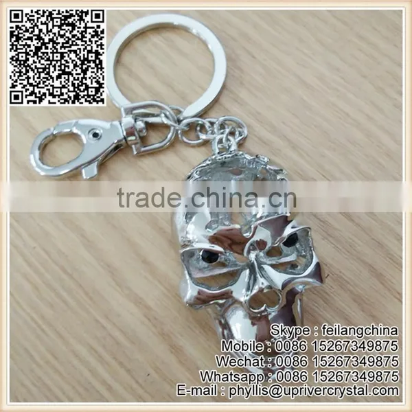 Promotion Party Gifts Big Diamond Skull Keychain photo-2