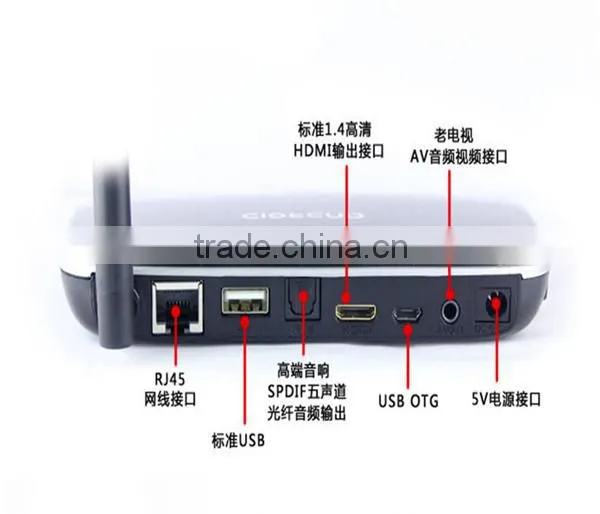 Smart Android4.4 TV Box Rockchip RK3128t Quad Core 2G/16G Smart Set-top Box Miracast Airplay WiFi Bluetooth w/ Remote Controller photo-5