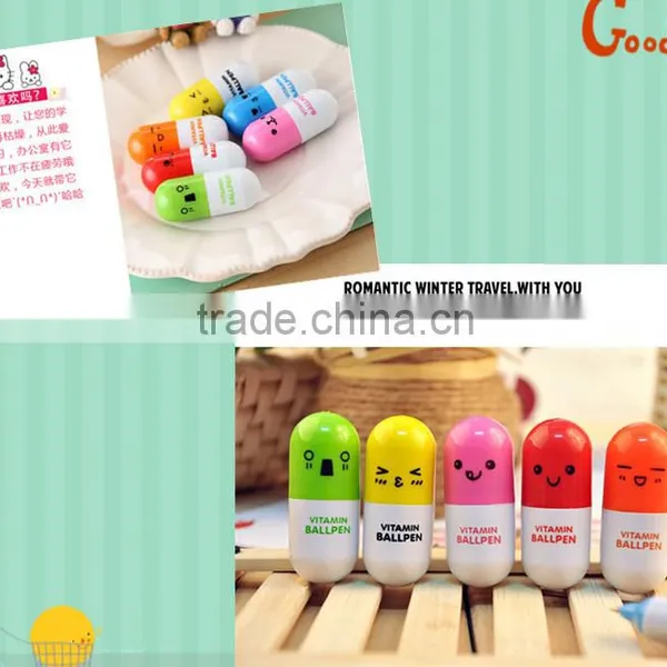 Flexible Ballpoint Pen Korean Stationery Creative Gift School Supplies Capsule Ballpoint Pen photo-4
