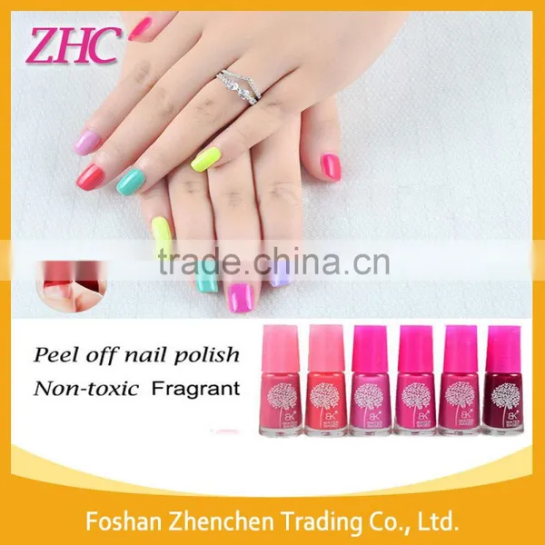 7ml 60color Water Based Peel off Nail Polish Non-toxic Easy Use photo-2