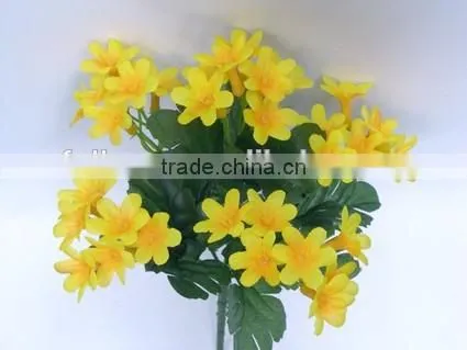 Artificial Decorative Mini Flower Bouquet H25cm White Forget Me Not Flower photo-3