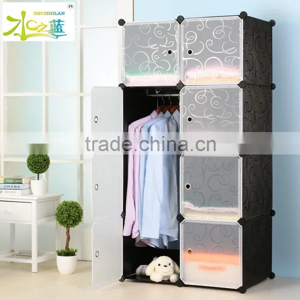 Wholesale Folding Modern Bedroom Plastic Wardrobe Box photo-5