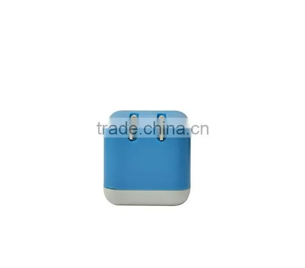 Eu And Usa Plug Colorful Mobile Phone 5v 2.1a Dual Usb Wall Charger photo-3