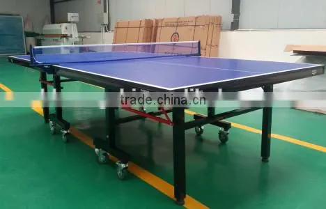 Factory Used Indoor Ping Pong Table MDF Table Tennis Robot for Sale photo-2