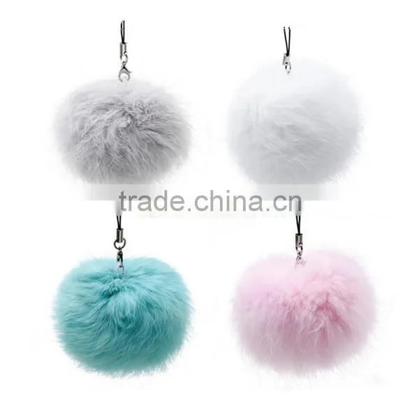 New Design Rabbit Fur Ball Keychain With Great Price photo-3