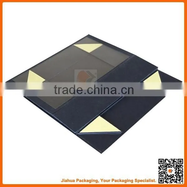 Black Cardboard Flat Pack Shirt Box Folding photo-2