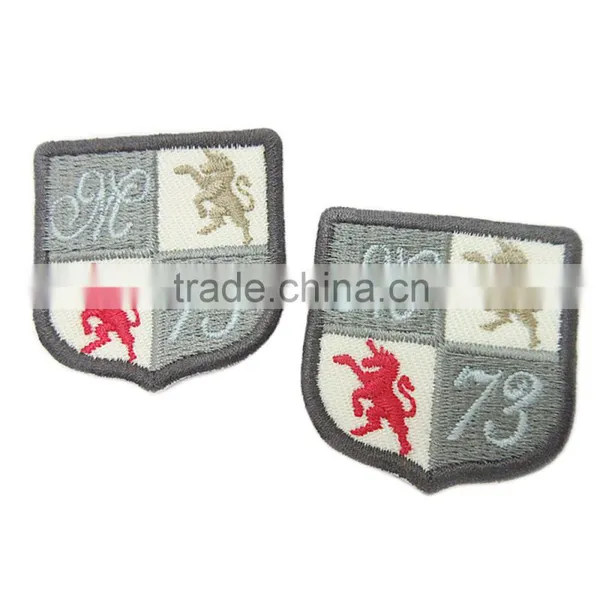 Custom Colleague Embroidered Patches no MOQ, Name Brand Patch Embroidery Badge photo-2