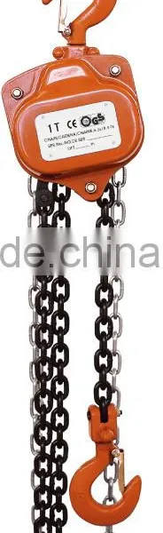 2016 CE APPROVED MANUAL HOIST/ CHAIN HOIST/ CHAIN BLOCK, 0.5T-50T, WITH G80 CHAIN photo-2