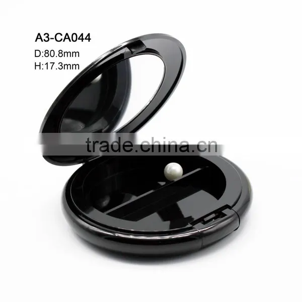Round Compact Powder Container With Mirror photo-3