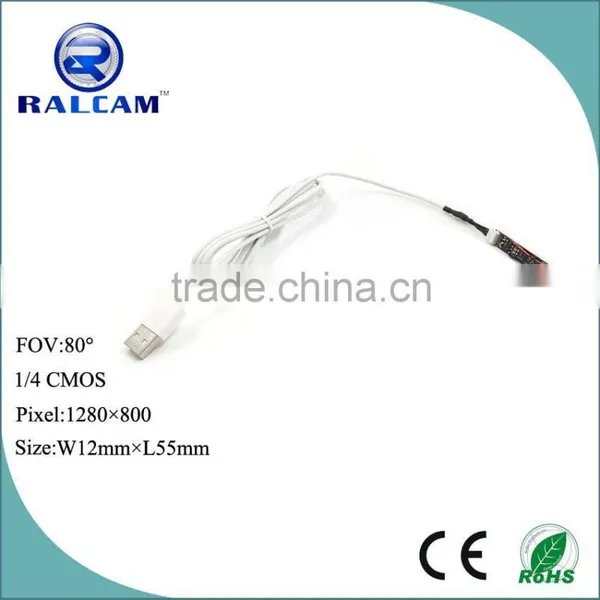 1280*800 Resolution 1/4 CMOS Sensor 12mm USB Borescope Camera Module photo-4