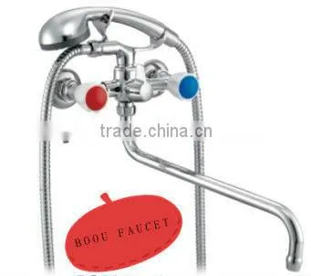 Plastic Double Handle Bath Faucet