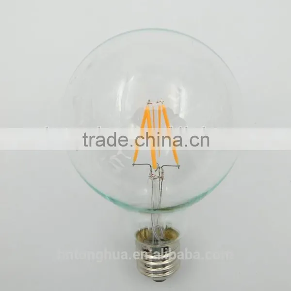 Most Popular Cheapest G95 E27 Dimmable Edison Lamp Vintage Light Bulb LED Filament Bulb photo-2