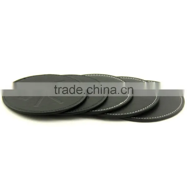Leather Coaster Set photo-5