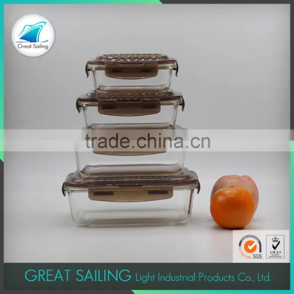 Four Sizes China Supplier Heat-resistant Food Freshing Lunch Box