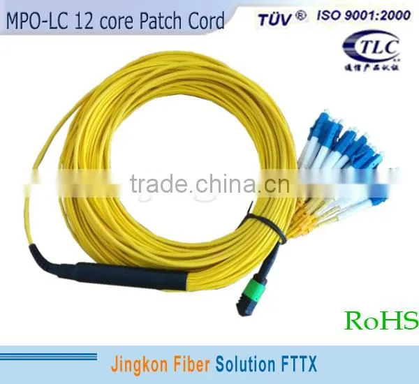 MPO-MPO Singlemode Optical Fiber Patch Cable