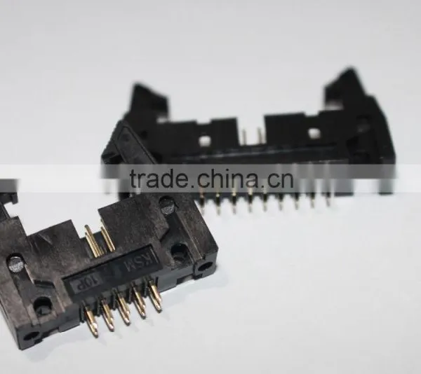 Shrouded Header Big Latch 2.54mm V/T Black 6~64pin photo-2