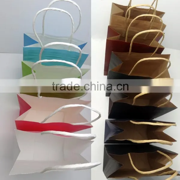 Guangzhou Colorful Wholesale High Quality Kraft Paper Bag photo-2
