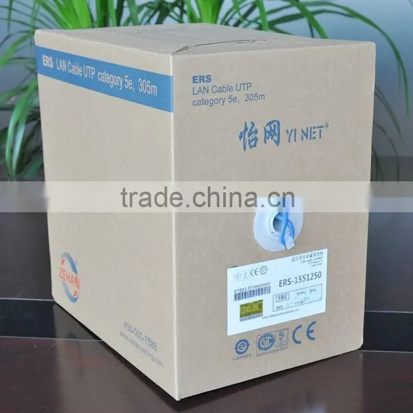 Bare Copper 24Awg 4pairs UTP CAT 5e LAN Ethernet Cable for Computer Network photo-5