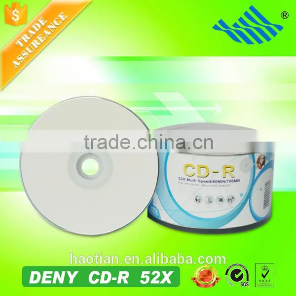 China Most Reliable Quality Printable Silver cd Discs