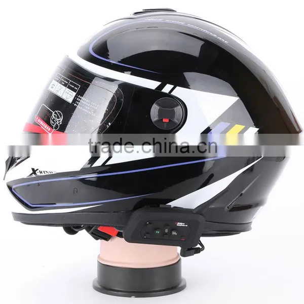 2016 Updated Soft Earphone! 2 Pcs V4 Motorcycle Helmet Bluetooth Intercom Headset With FM for 4 Riders 1200m Wireless Interphone photo-6