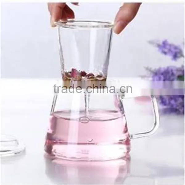 High Quality 350ml Heat Resistant Borosilicate Glass Tea Cup/pot Hand-made photo-6